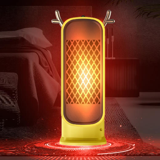 【暖暖鸭暖风机】家用小型暖风机电暖器 智能控温办公室家用取暖器 商品图4