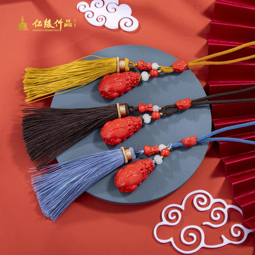 朱砂貔貅挂件 商品图0