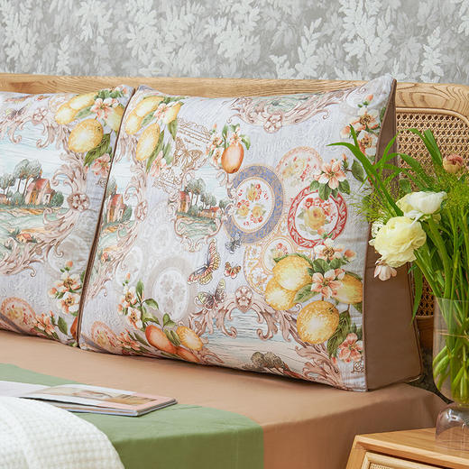 摩洛哥系列床头双人护腰大靠枕 商品图0