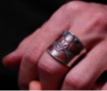 西亓好物/红色飞机开口戒指