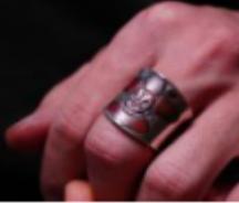 西亓好物/红色飞机开口戒指 商品图0