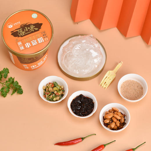 落小米麻辣砂锅土豆小宽粉115g*6盒【落小米】 商品图2
