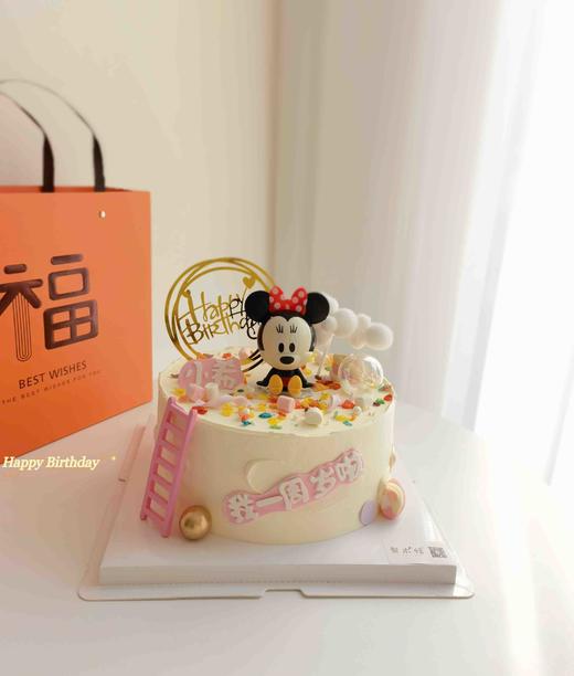 米妮蛋糕（翻糖刻字配件） 商品图0