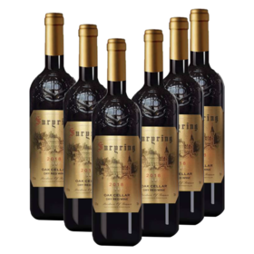 （六支装）法国 橡木桶窖藏雕花瓶干红750ml
