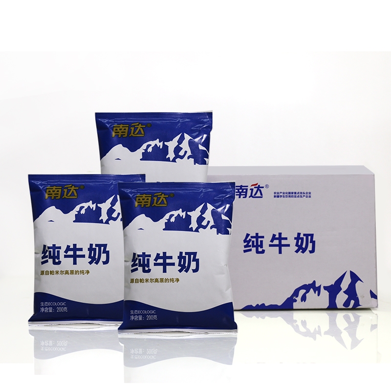 s【优选】 新疆南达纯牛奶整箱20袋