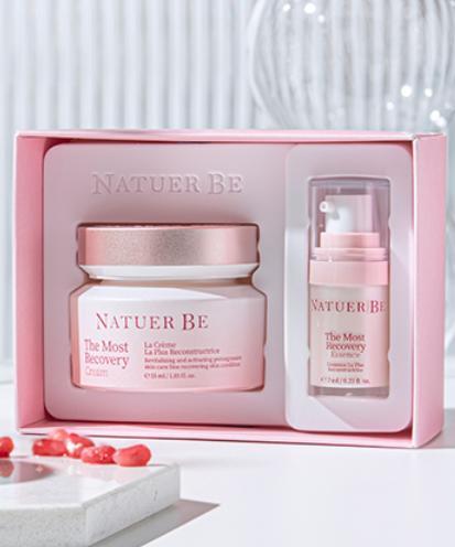 奈碧韩国原装进口石榴鲜活营养精华霜（55ml+7ml） 商品图0