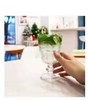 【已绝版】复古浮雕高脚玻璃杯 250ml 商品缩略图0