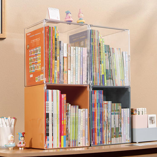 防尘可叠加绘本收纳盒 商品图2