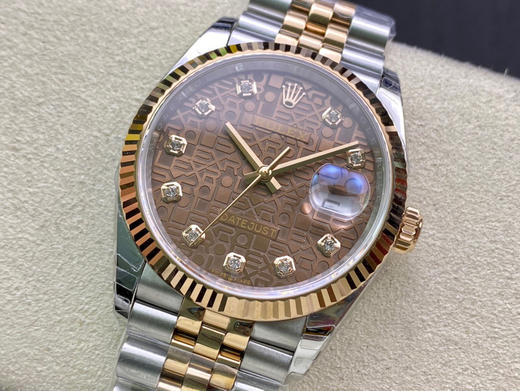 NOOB Factory 劳力士Rolex原版开模3235自动机械机芯日志型系列126233日志型腕表，直径41和36MM，厚度11.7MM，研发耗时一年，原版1比1开模。 商品图12