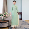 AHM dys6962年轻款长袖复古中国风改良连衣裙 商品缩略图1