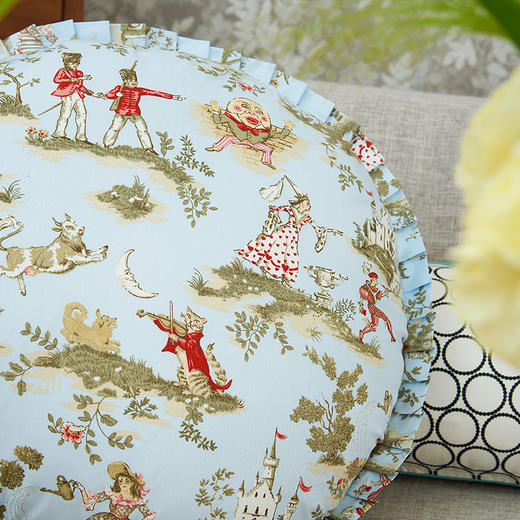 秋日童话汉堡靠包圆形抱枕 商品图2