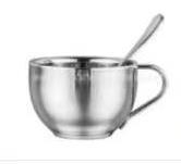 【已绝版】不锈钢隔热咖啡杯（圆） 商品图0