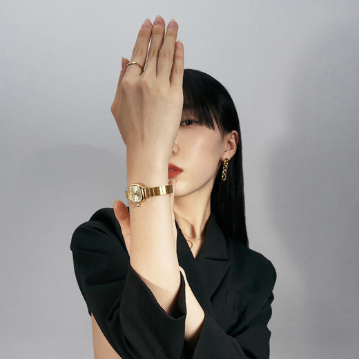 RARONE雷诺表时尚方糖女士石英腕表8600918 商品图5