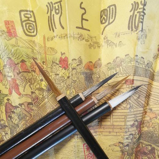 【四毫勾线】狼毫 紫毫 石獾 鼠须 适合国画勾边、画柳竹叶 书法适合写瘦金体 商品图2