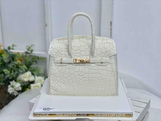 高定系列——爱马仕喜马拉雅白色鳄鱼皮包包蛋糕 商品图0