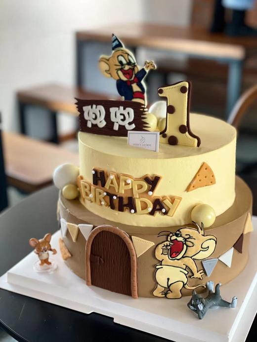 jerry系列宝宝周岁奶油蛋糕设计款 商品图1