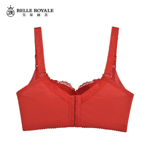 【秒杀品不退不换】皇家丽美聚拢调整型文胸蕾丝刺绣防滑上托夏季薄款W1377-1 商品图3