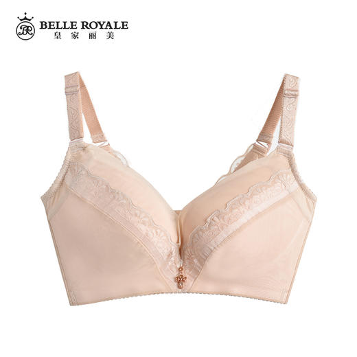 【秒杀品不退不换】皇家丽美薄款聚拢收副乳大胸专属文胸WW1601-1 商品图0