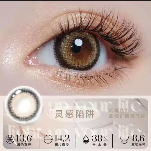 NEW！增加新色 Lapeche拉拜诗 小丸子联名款 日抛  直径14.1/14.2  10片装 商品图3