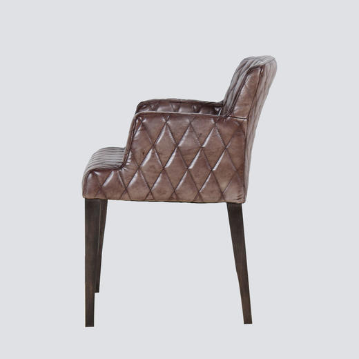 NS家居nsfurniture罗马尼亚进口真皮扶手椅NSAC-Monza With Diamond 商品图2