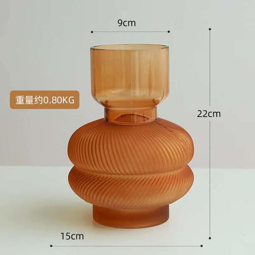 INS 茶色异型花器  · 艺术家居 商品图1