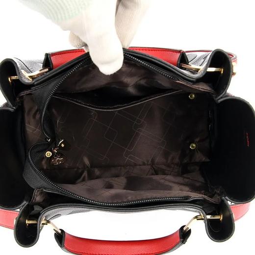 lv89 2021新款中年妈妈包百搭大容量牛皮单肩手提斜挎包 商品图4