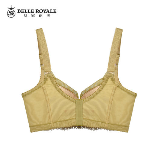 【秒杀品不退不换】皇家丽美W1366-1收副乳记忆钛圈蕾丝花型调整型文胸 商品图4
