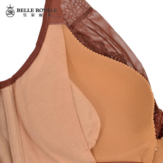 【秒杀品不退不换】 皇家丽美厚杯蕾丝聚拢收副乳调整型文胸WWJ92-3 商品图2
