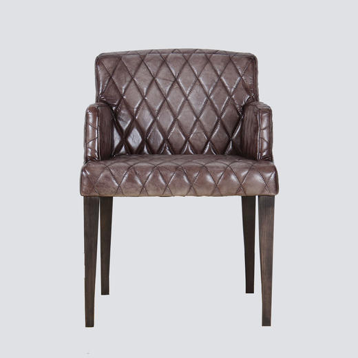 NS家居nsfurniture罗马尼亚进口真皮扶手椅NSAC-Monza With Diamond 商品图0