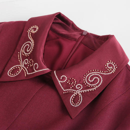 戴布拉芬连衣裙优雅纯色时尚修身显瘦 L25A518 商品图1