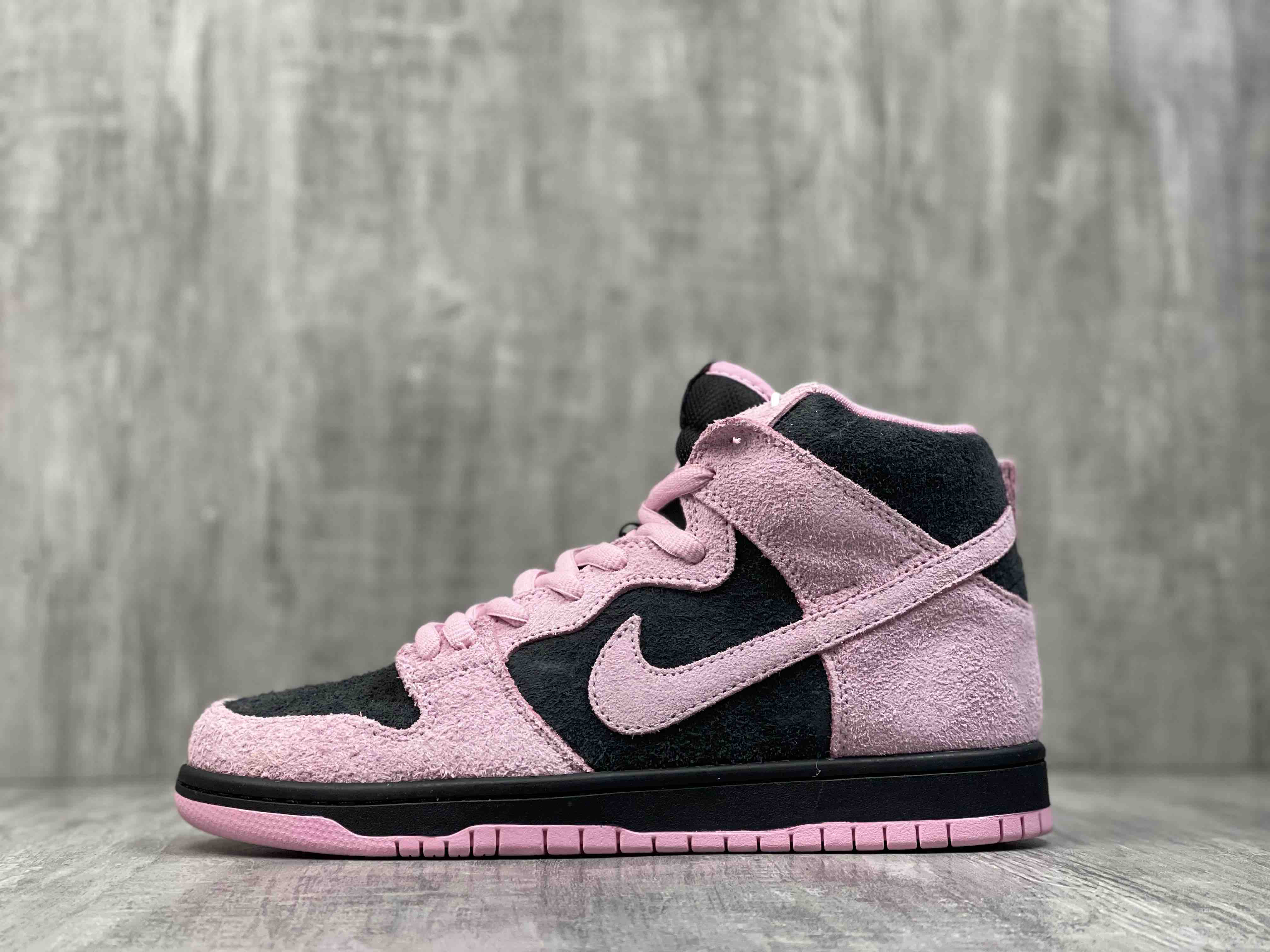 sb dunk high pro prm " 王一博同款 高帮 负片反转 黑粉绿 运动休闲