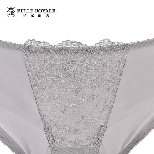 【99元5条，下单拍5】皇家丽美女士中高腰莫代尔蕾丝内裤DK9128 商品图2