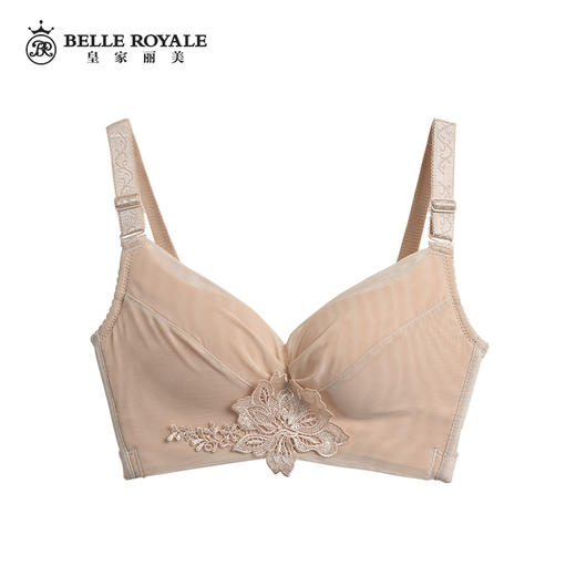 【特价商品不退不换】皇家丽美厚杯无钢圈小胸显大聚拢收副乳调整型文胸MWW1502-3 商品图0