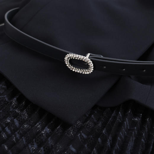 戴布拉芬小性感修身显瘦收腰中长款简约连衣裙L25A509 商品图2