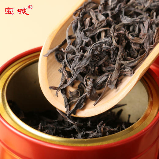 宝城茶叶福泰大红袍岩茶4罐装散装礼盒共500克礼袋D435 商品图3