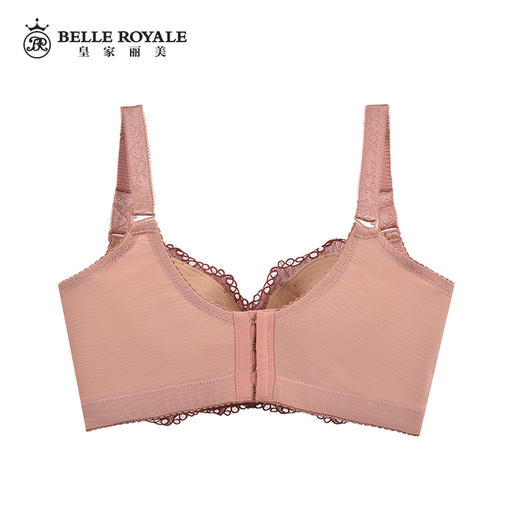 【秒杀品不退不换】皇家丽美复古聚拢型文胸调整型薄杯大胸显小内衣W1516-1 商品图2