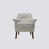 NS家居 ns furniture  软包布艺白色休闲单人沙发NSCC-2201 商品缩略图0