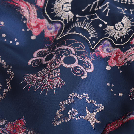 戴布拉芬优雅气质设计感纹理修身显瘦连衣裙L25A521 商品图2