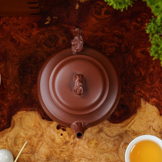 龙德堂陶艺 陈宗宝制 《玉交枝》原矿底槽清 220cc 库存请咨询客服 商品图3