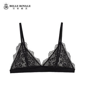 【99元2件，下单拍2！】夏季超薄款内衣女无钢圈法式蕾丝小胸三角杯装饰型文胸W1801-1A