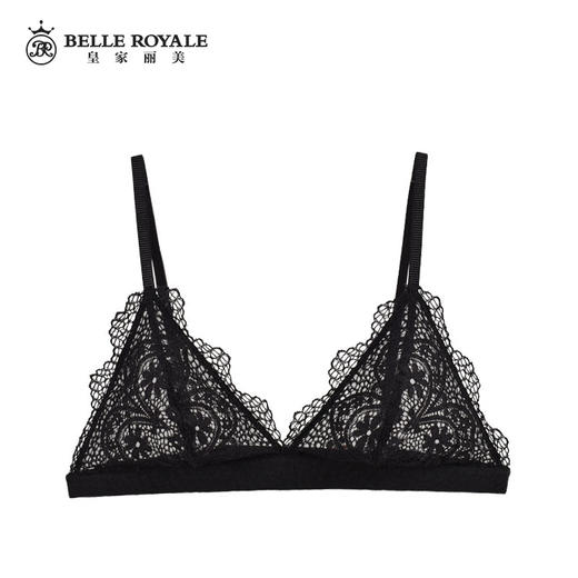 【99元2件，下单拍2！】夏季超薄款内衣女无钢圈法式蕾丝小胸三角杯装饰型文胸W1801-1A 商品图0