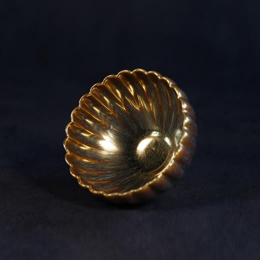 龙德堂陶艺 《星月天目盏·承露（金丝玉毫）》(库存询客服) 商品图1