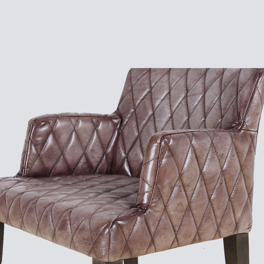 NS家居nsfurniture罗马尼亚进口真皮扶手椅NSAC-Monza With Diamond 商品图4