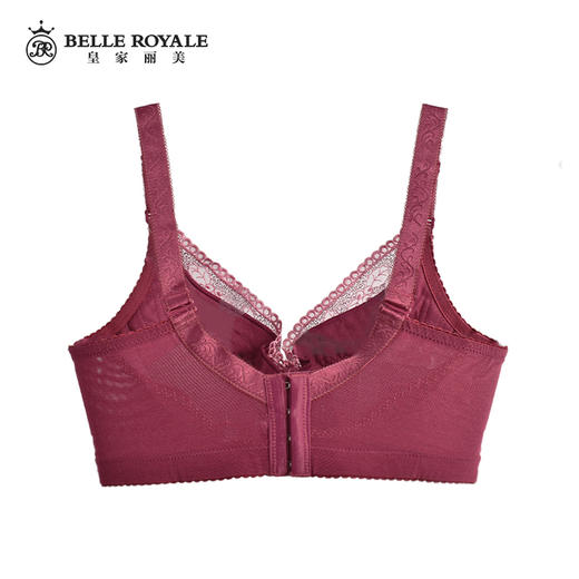 【99元2件，下单拍2！】皇家丽美大胸显小收副乳薄杯文胸有钢圈内衣W060-1 商品图2
