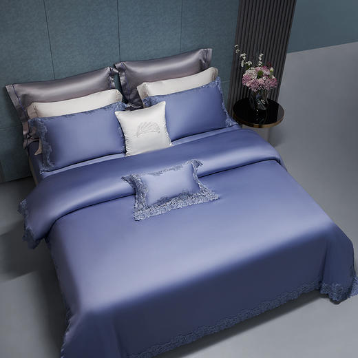 梦洁新疆长绒棉典藏古法蕾丝工艺长绒棉五件套：索菲亚公主 商品图2