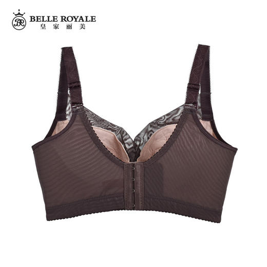 【秒杀品不退不换】皇家丽美薄款无钢圈全罩杯收副乳调整型文胸W078-1 商品图3