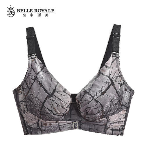 【秒杀品不退不换】皇家丽美大胸显小薄款有钢圈调整型文胸W080-1 商品图0