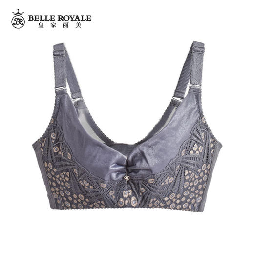 【秒杀品不退不换】皇家丽美有钢圈调整型文胸薄杯大胸显小收副乳内衣W100-1 商品图0