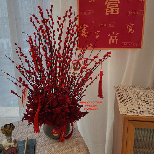 惊鸿 · 年宵瓶花（真花款） 商品图2