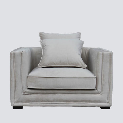 NS家居 ns furniture 软包布艺单人沙发NSSF-5169B-20 商品图0